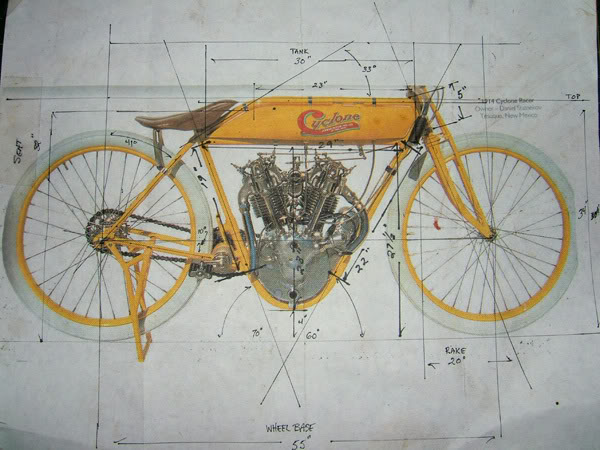 board track racer frame